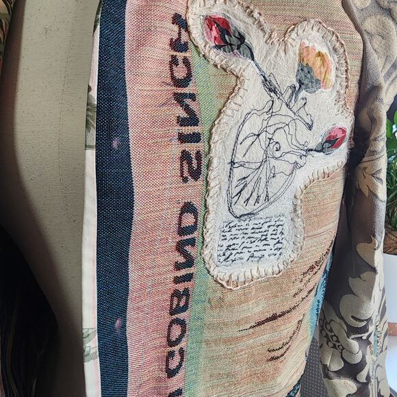 Tapestry Upcycled jacket - Wearable art - Picture 13 of 16